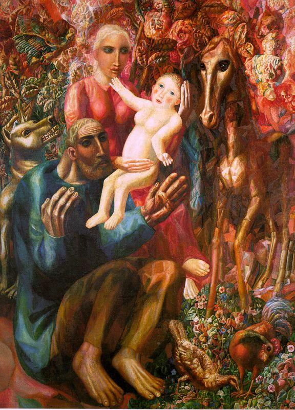Pavel Filonov Peasant Family china oil painting image